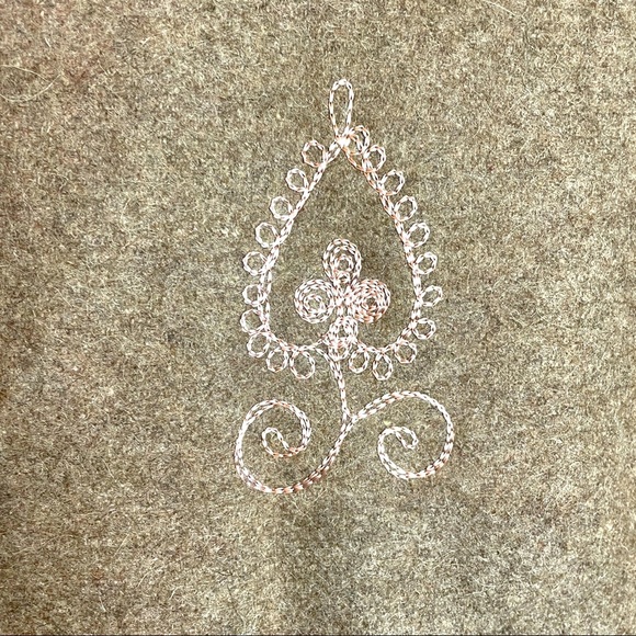 Embroidered Wool Vest - Picture 6 of 7